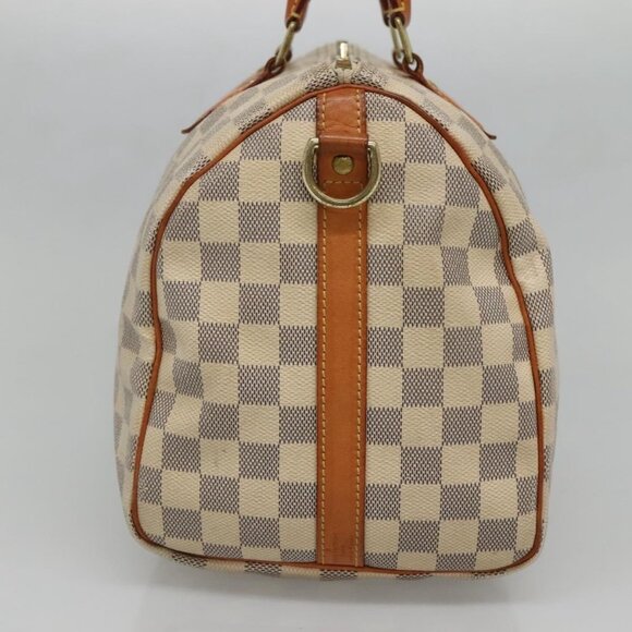 LOUIS VUITTON Damier Azur Speedy Bandouliere 30 Bag 2way N41052 LV Auth 130986 - Picture 5 of 16